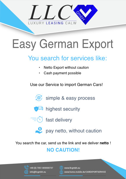 Easy German Export flyer